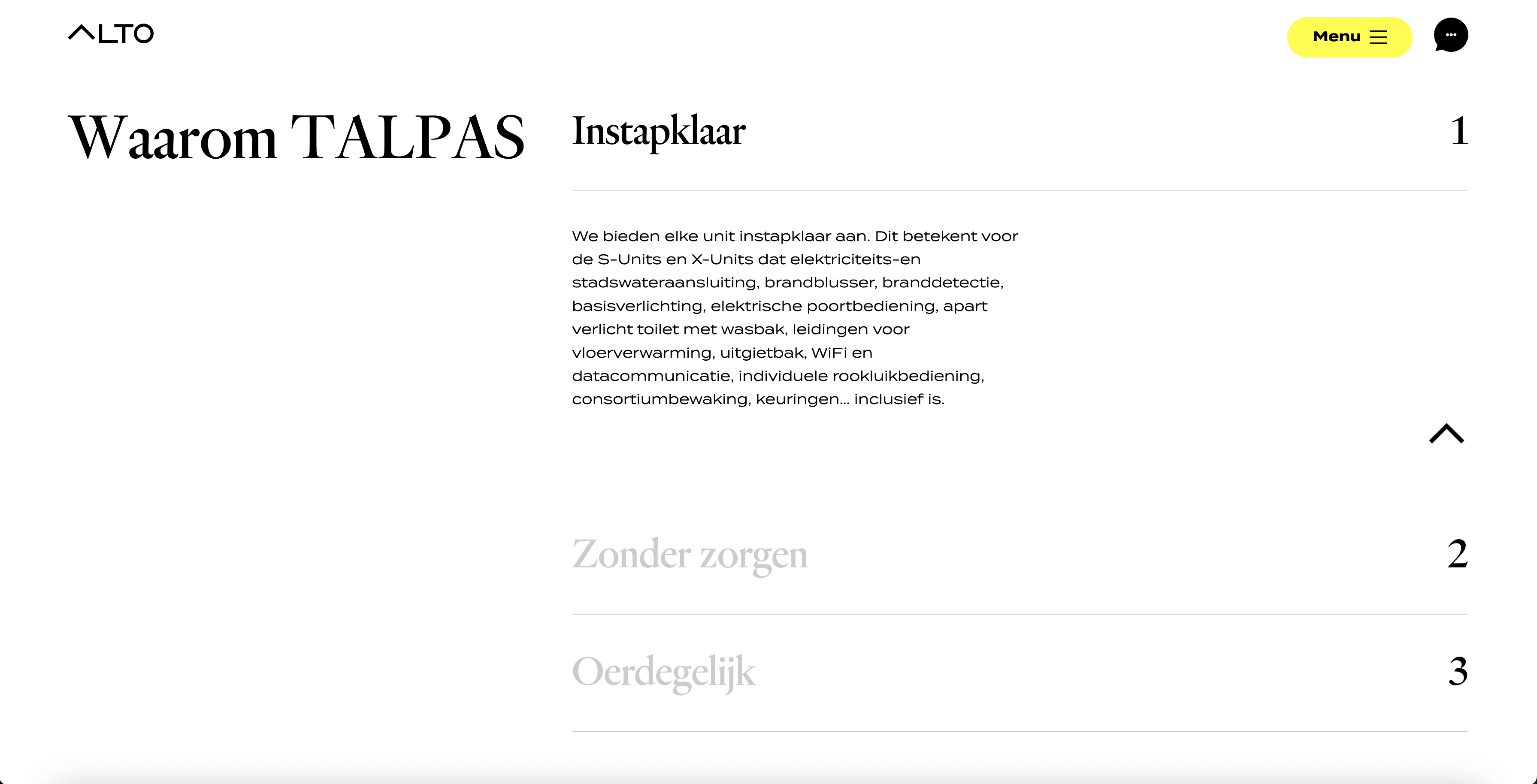 Over ons pagina van custom website van Alto